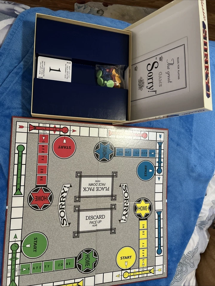 The Great Game. Classic Sorry. Hasbro Gaming. Parker Brothers. 1-4 Players - Image 3 of 4