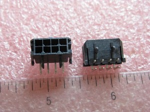80 PCS MOLEX 43045-0802 MICROFIT 3.0 RA HDR W/TH DR 30 Connectors & Terminals