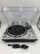 Audio-Technica AT-LP120-USB Silver Direct-Drive Professional Turntable