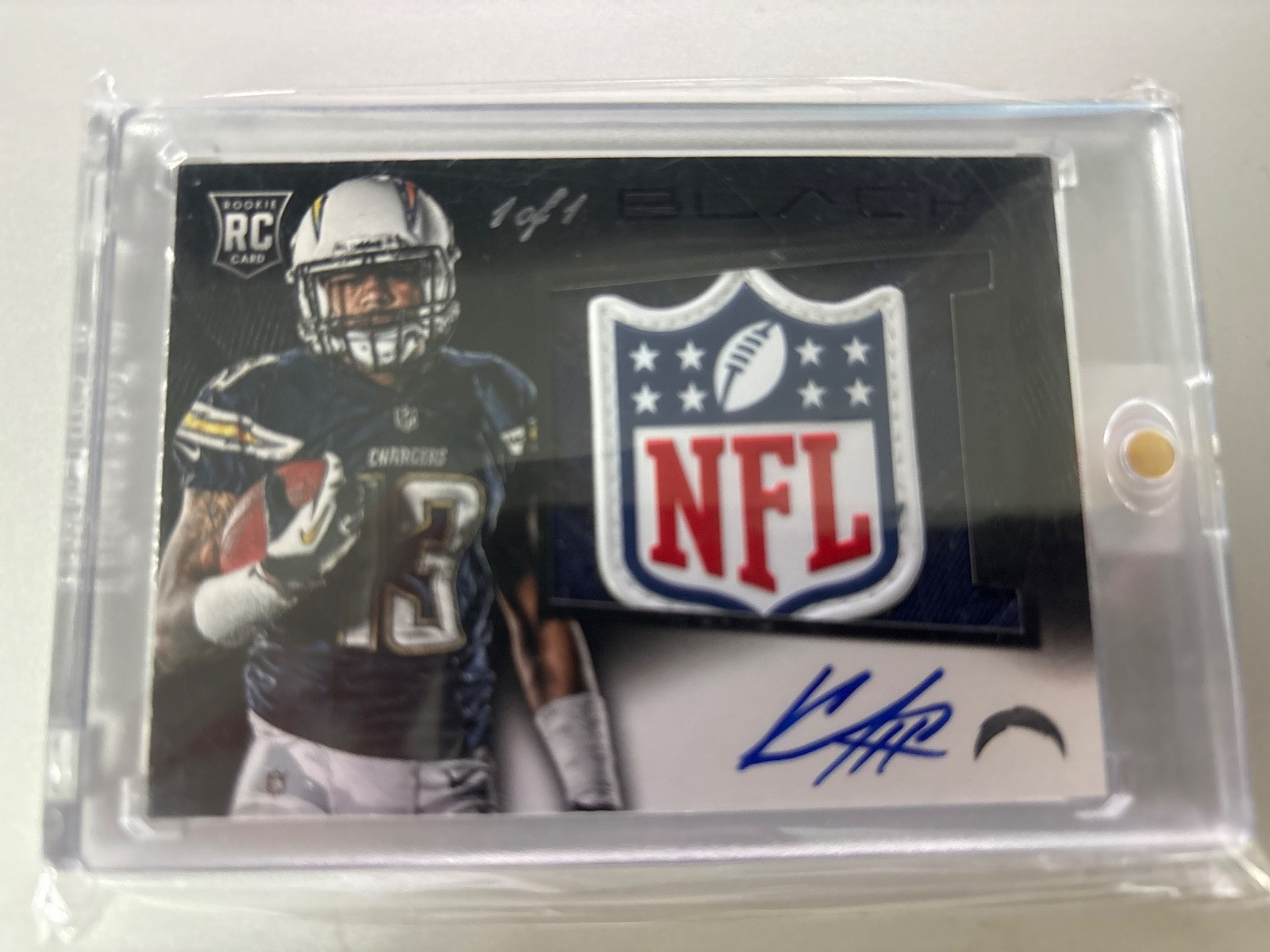 Keenan Allen Panini Black #217 Autograph