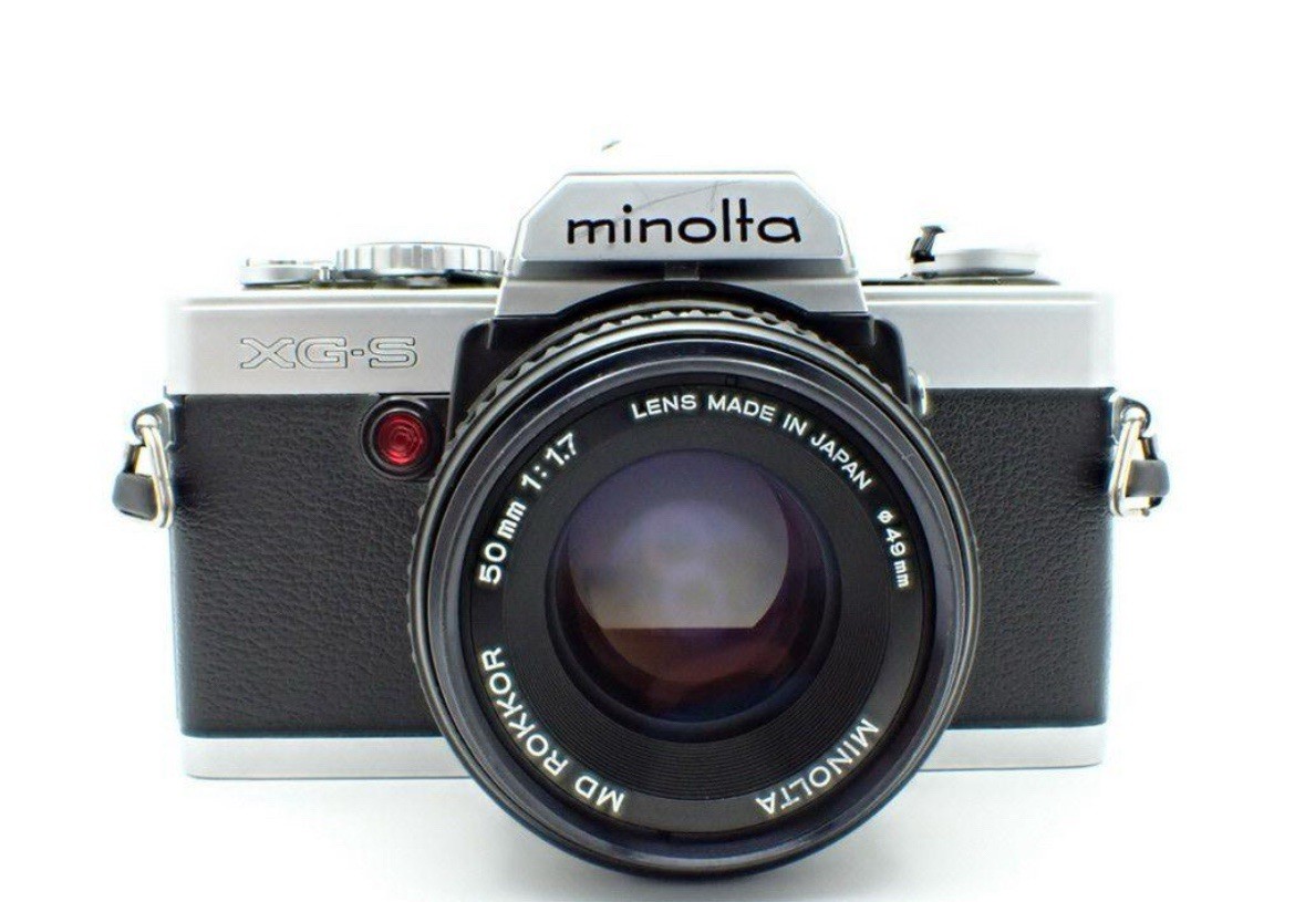 Minolta 50mm MD - with XG-M Camera Film 35mm ROKKOR MD… camera