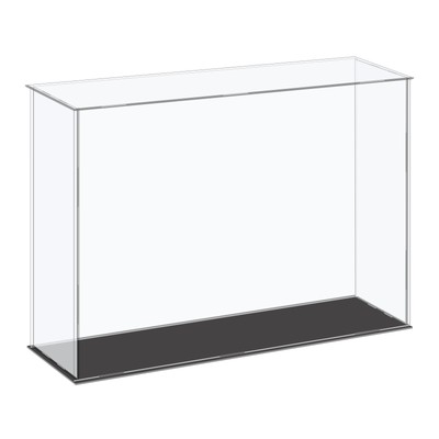 Acrylic Display Case Plastic Box Cube Storage Box Clear 36x11x25.5cm