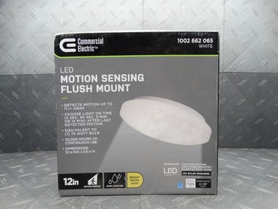 Commercial Electric 12in LED Motion Sensing Flush Mount 54074491