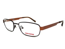 Converse Kids Eyeglasses Frames K024 Brown Orange Stars Wire Rim 49-16-130