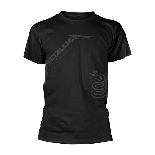 Men's Metallica Black Album Tonal T-shirt Medium Black