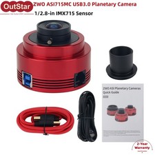 ZWO ASI715MC USB3.0 Color Planetary Camera 1.45um 4K Cam 1/2.8-in IMX715 Sensor