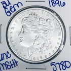 1896 BU UNCIRCULATED MORGAN SILVER DOLLAR AUTHENTIC U.S. MINT FREE SHIPPING 5780