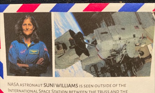 NASA SUNI WILLIAMS SPACE COVER-MOST TIME IN VACUUM OF SPACE BY WOMAN JAN 30 2025 - Picture 3 of 5