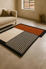 Handmade Hand Tufted Wool Area Rug | Morden D...