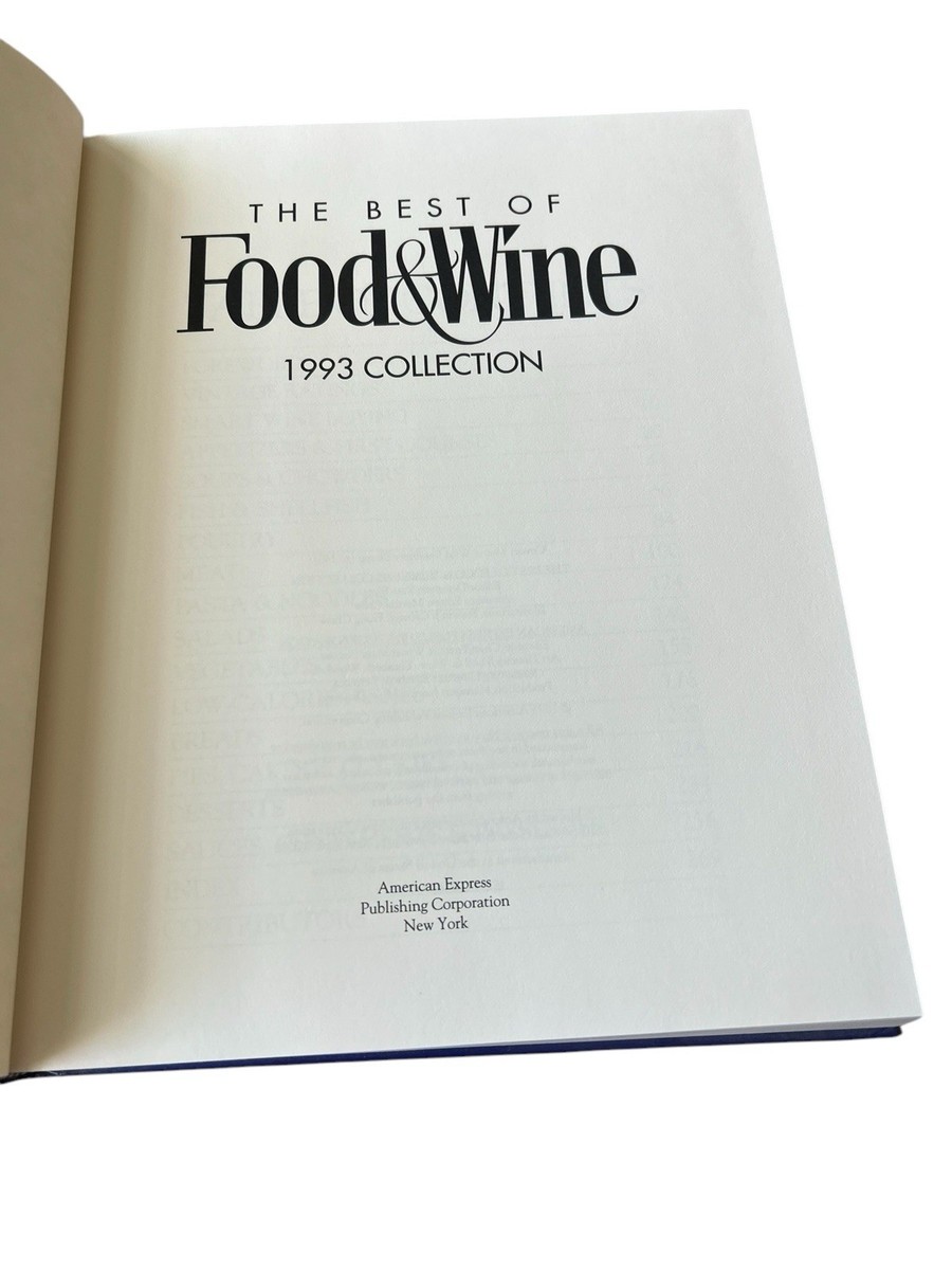 The Best of Food & Wine / 1993 Collection / 1993 Hardcover