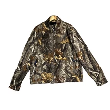ROG Renegade Outdoor Gear Full Zip Jacket Mens Large Camo Windstopper Fleece