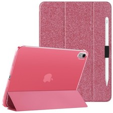 HGWALP Clear Case for iPad A16 11th Generation 11 Inch Glitter Pink