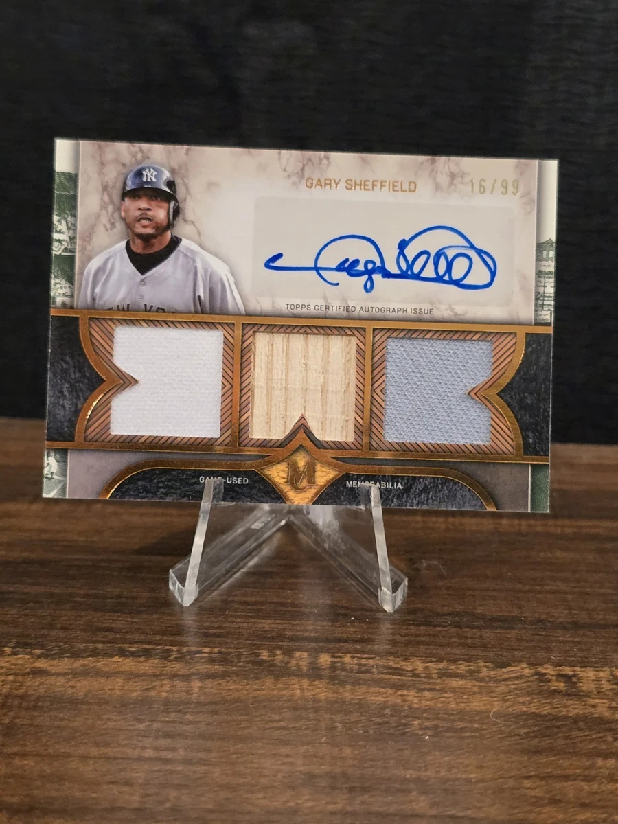 Gary Sheffield Autograph Indiana Baseball Trading Cards for sale