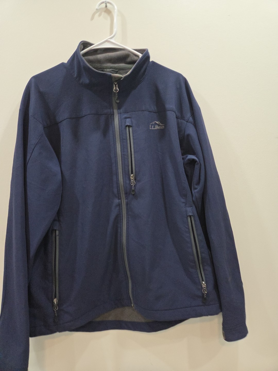 L.L. Bean Men's Sise LargeLL Bean Full Zip Insulated  Jacket Mens  Blue