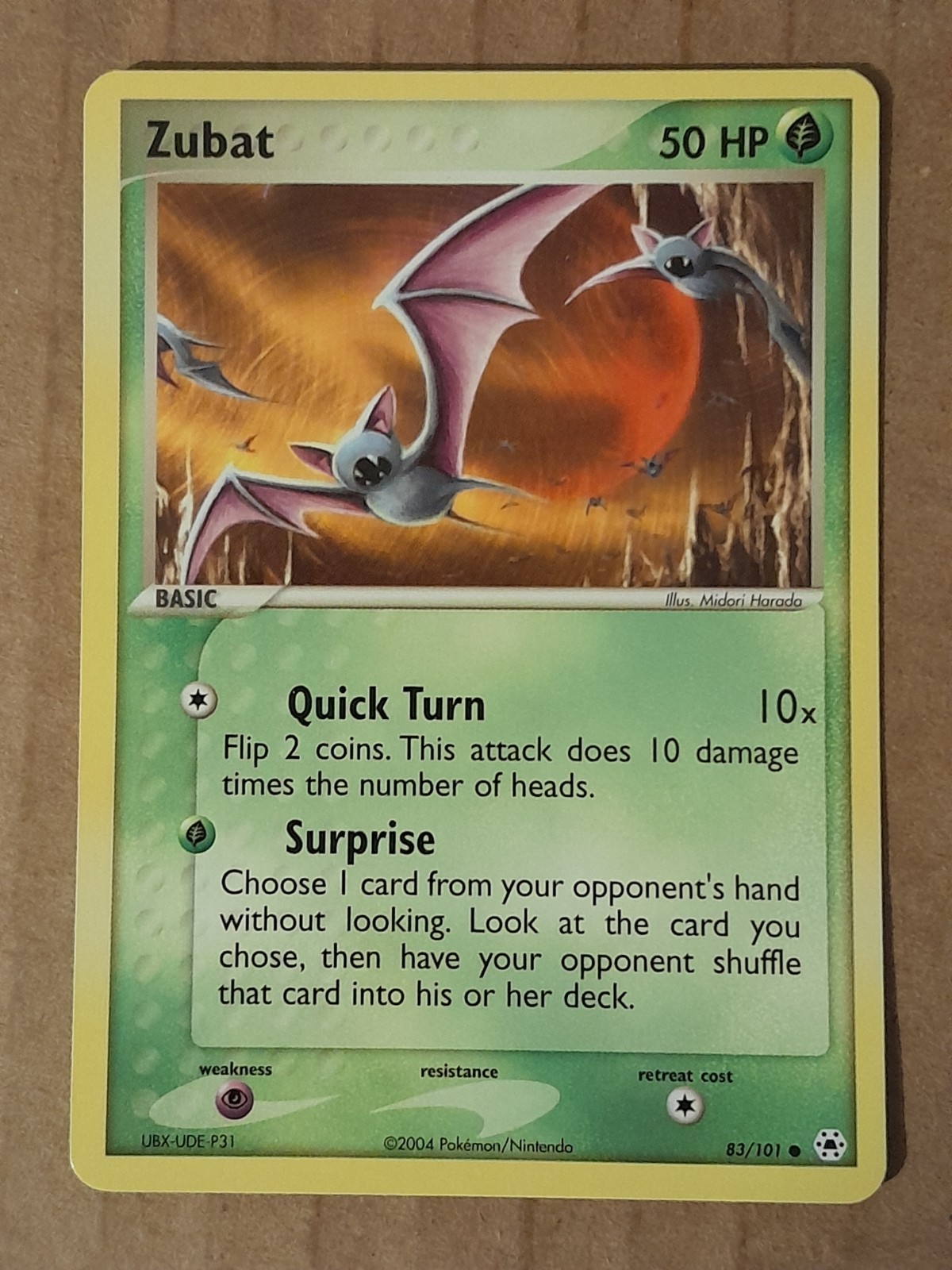 Pokemon Zubat 83/101 Hidden Legends NM-MT See Pictures