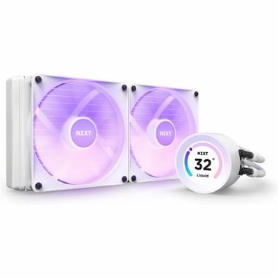 NZXT kraken elite White Liquid CPU Cooler AIO w/ RGB Fans & LCD Pump Head 2023
