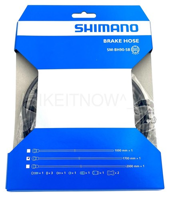#ad #ad Shimano SM BH90 SB Bicycle Brake Hose Rear Black 1700MM XTR M985 XT M785 SLX $34.10