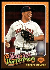 Rafael Devers 2024 Topps Heritage #NAP-19 Red Sox Insert ? SEE SCAN! FREE SHIP