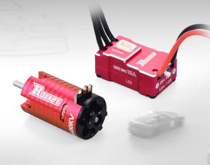 Surpass Hobby Rocket V2 Mini Z 1410 2500KV 3500KV 9500KV Brushless Motor&18A ESC