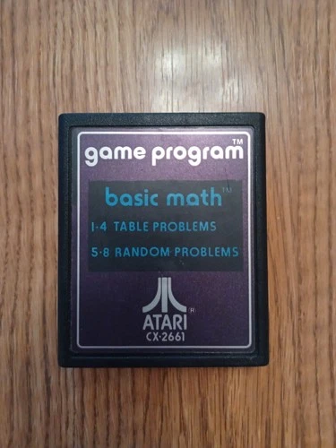 61 Basic Math Atari 2600 Game *Cleaned*