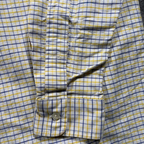 Ralph Lauren Blake Oxford Hemd Herren Medium Weiß Gingham Kariert Alltagskleidung - Bild 3 von 8