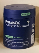 PetLab Co. ProBright Advanced Dental Powder Breath Freshener Teeth Cleaner Large