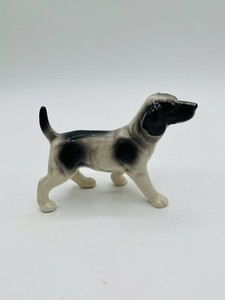 VINTAGE DOG FIGURINE ~ POINTER ~ PORCELAIN ~ MADE IN OCCUPIED JAPAN