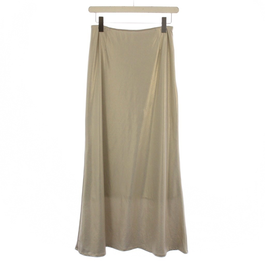 Ameri VINTAGE 23SS Pencil Glitter Flare Skirt Bei… - image 1