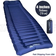 Camping Sleeping Pad, Self Inflating Air Mattress Extra Thickness 4 inch Single