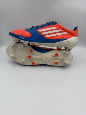 Adidas F50 Adizero SG Blue Orange Football Cleats Boots Mens Elite