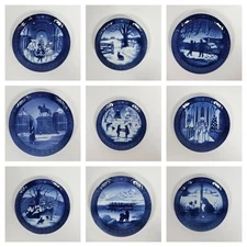 Royal Copenhagen Kai Lange Christmas Plates, 1954-2001