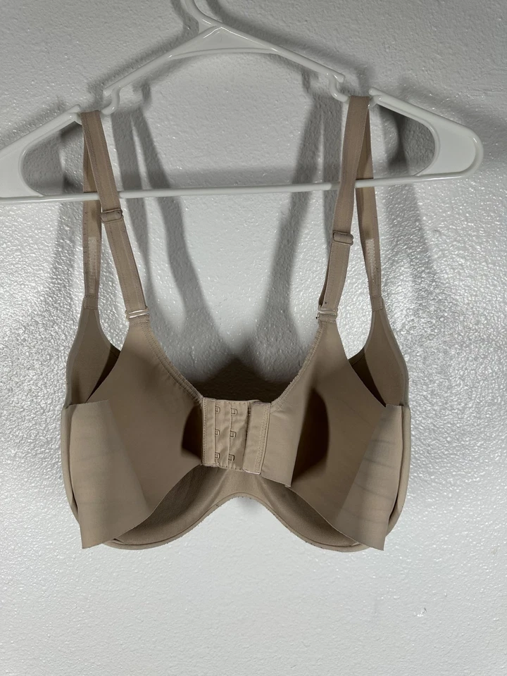 Sujetador Maidenform para mujer 40B beige camiseta acolchada con aros espalda lisa DM0070 Foto 2 de 4