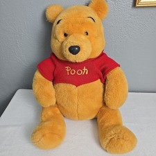 Disney Store VTG Winnie The Pooh Bear Large Jumbo 20" Plush Stuffed Toy