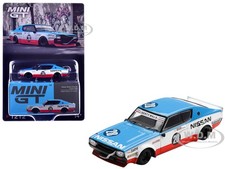 NISSAN SKYLINE KENMERI RHD LBWK-NISSAN RACING 1975 CONCEPT 1/64 MINI GT MGT01212