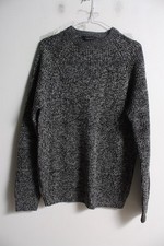 Primark Mens Fisherman Knit Jumper Black - Size Small S C12