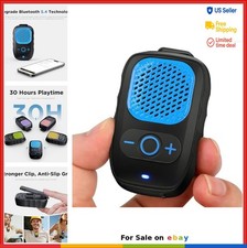 Clip On Bluetooth Speaker 30H Playtime IPX6 Waterproof Built In Mic Hands Free