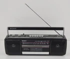 Sony CFS-210 Sound Rider Boombox AM/FM Cassette Tape Player NEW BELT SEE VIDEO!