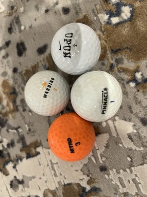 Nike Mojo, Callaway Warbird, Pinnacle, Nitro White/Orange Golf Balls Lot, 4
