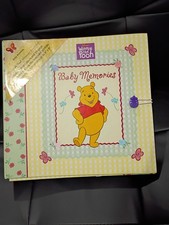 Rare Early 2000s Disney Winnie The Pooh Baby Memory Book Set Unused 4x6 Photos
