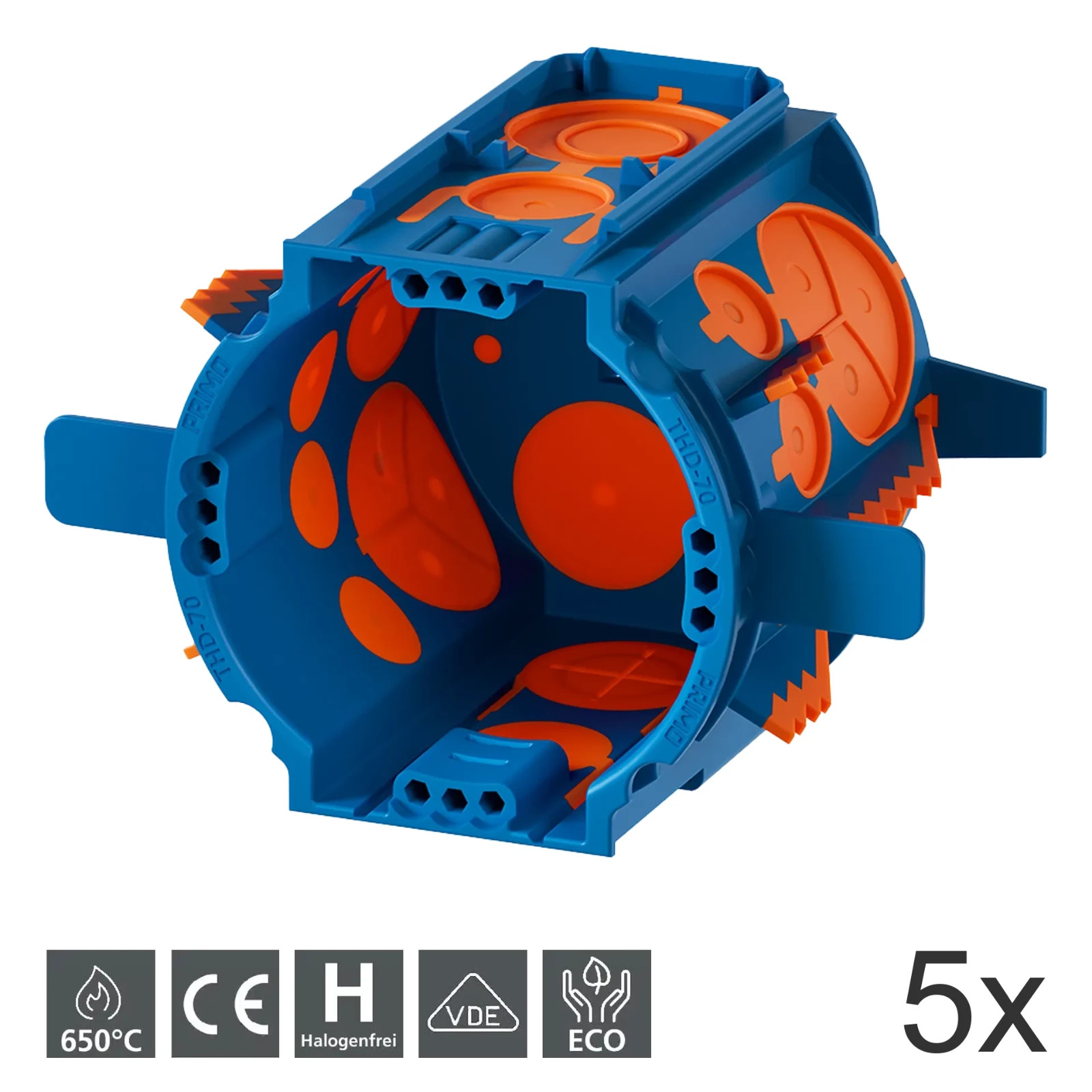 PRIMO Unterputz Thermodose THD-70 P726 5 Stück