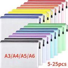 Dokumentenmappe A3/A4/A5/A6 Druckknopf Dokumentenhülle Dokumententasche Mappe