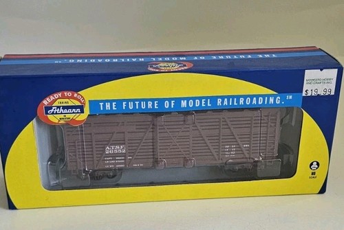 Coche de stock Athearn 75948 escala HO 40' Santa Fe ATSF  | Zustand: New