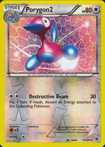 Porygon2 73/101 Reverse Holo Plasma Blast Pokémon Card NM/LP