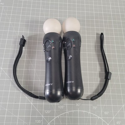 Sony PS3 Move Motion Controllers Lot of 2 CECH-ZCM1U Untested For Parts Repair