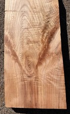Live Edge Curly Bigleaf Maple Crotch Slab - 23" 9"x 0.7"