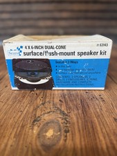 Vintage NOS Sears 4x6 Flush Mount Speaker Kit Dual-Cone Made In Japan