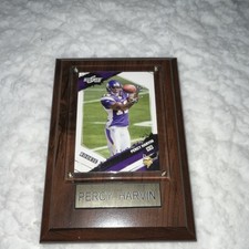 SAGE Percy Harvin Rookie NFL Minnesota Vikings Sports Trading Card Plaque. rookie card picture