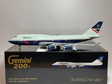 Gemini Jets 1:200 British Airways Boeing 747-400 G-BNLY Landor G2BAW840
