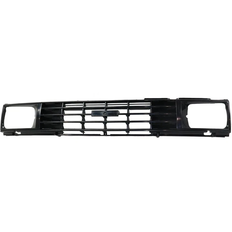 Fits 1984-1986 TOYOTA PICKUP New Front Black Grille & Park Light Left Right 3pc - Imagem 3 de 4