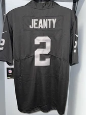 Ashton Jeanty #2 Raiders Stitched Black On Field Jersey NWT